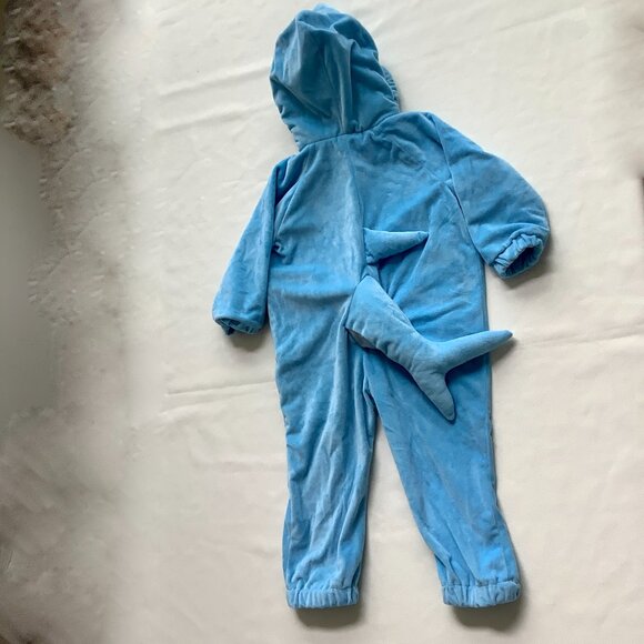 Infant 18 / 24 Mo Whale One Piece Costume Blue - Picture 8 of 9